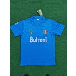Diego Armando Maradona Napoli 1988 Retro Vintage Football Maillot Maglia Jersey Trikot