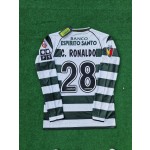 Cristiano Ronaldo Sporting Lisbon 2001 2003 First Season Long Sleeve Retro Jersey