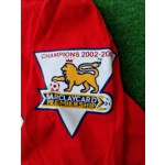 Cristiano Ronaldo Manchester United 2002 2004 Red Retro Long Sleeve Jersey Trikot Maillot