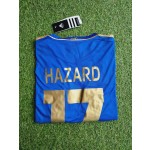 Eden Hazard Chelsea 2013 Europe League Final Amsterdam Blue Retro Football Jersey