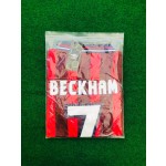 David Beckham England Red Retro Football Jersey