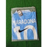 Diego Armando Maradona 10 - Napoli 1986 1987 Retro Football Jersey Trikot Maillot Maglia