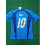 Francesco Totti 2006 World Cup Italy Retro Jersey Maillot Trikot Maglia