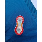Steven Gerrard Liverpool 2007 White Blue Long Sleeve Retro Jersey