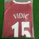 Nemanja Vidic Manchester United 200607 Red Kit Jersey Trikot Maglia Soccer Shirt