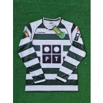 Cristiano Ronaldo Sporting Lisbon 2001 2003 First Season Long Sleeve Retro Jersey