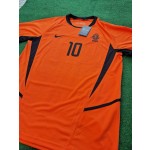 Dennis Bergkamp Netherlands 2002 World Cup Retro Jersey Maillot Trikot Maglia