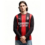 AC Milan 26_27 Long Sleeve Home Jersey Soccer