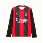 AC Milan 26_27 Long Sleeve Home Jersey Soccer