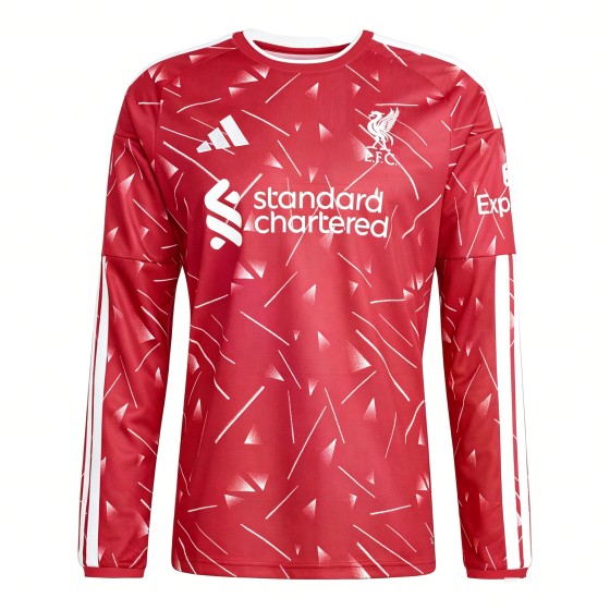 Liverpool 26_27 Long Sleeve Home Jersey Soccer